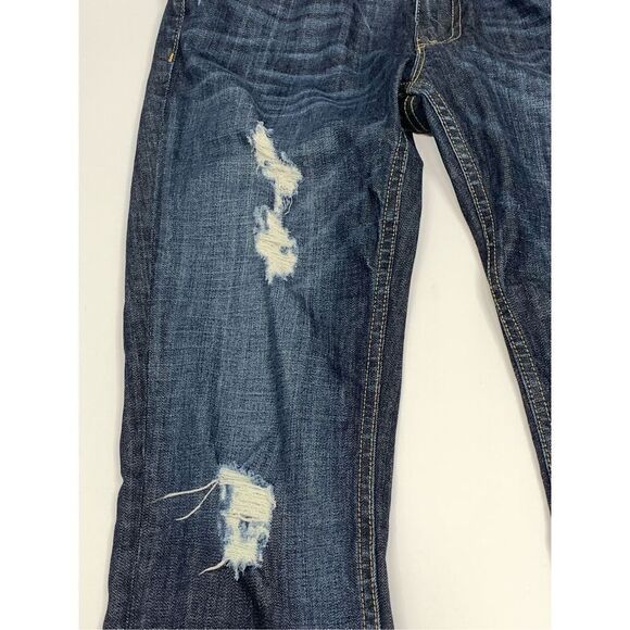 Vigoss Women’s Distressed Ripped The Thompson Tomboy Jeans Blue Size W29 - Picture 6 of 13